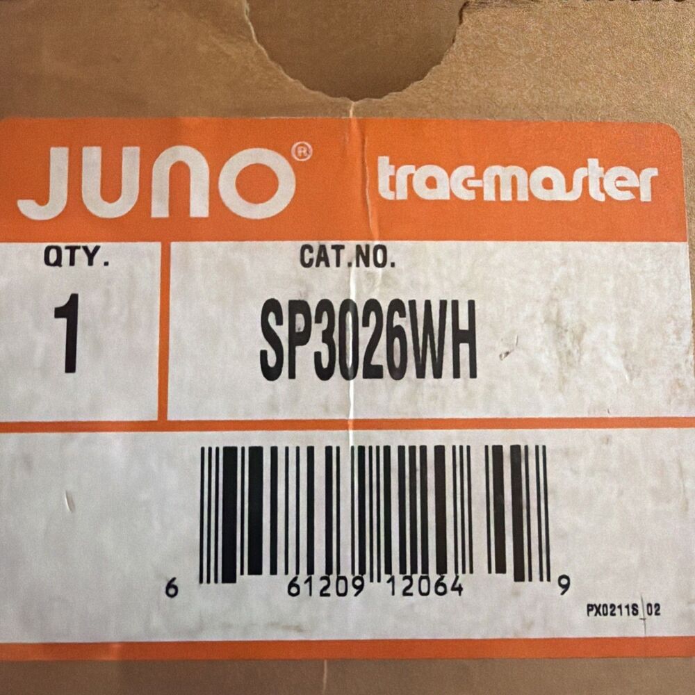 Juno Trac-Master SP3026WH TT597 Cable Suspension Kit Trac Tube White NEW